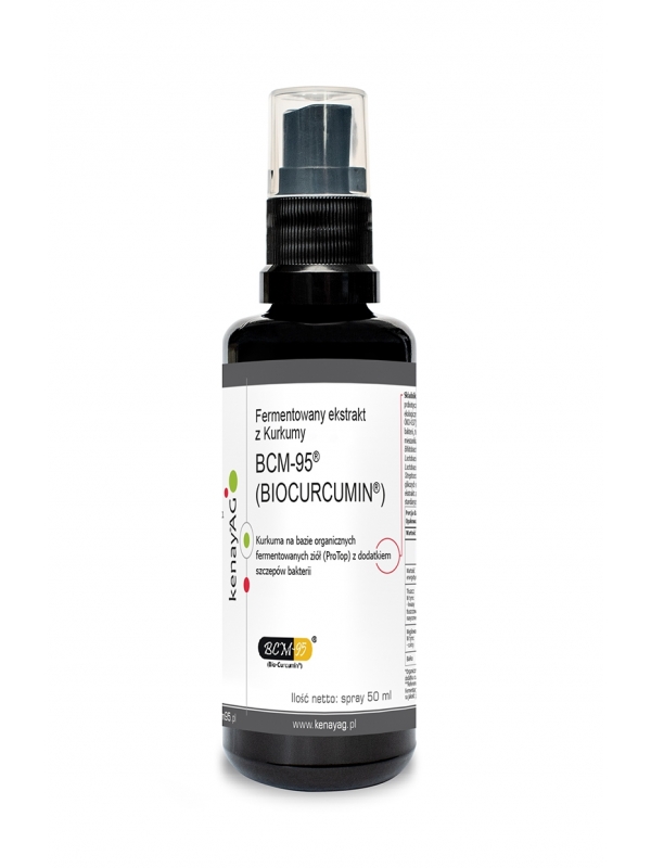 Fermentowany ekstrakt z Kurkumy BCM-95Â® (BIOCURCUMINÂ®) (spray 50 ml)