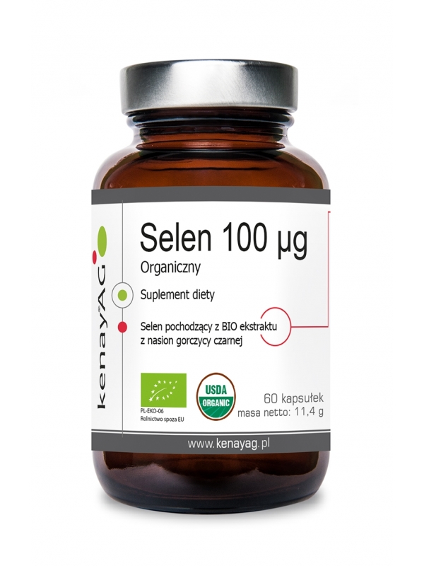 Selen 100 mg Organiczny (60 kapsuÅek) - suplement diety