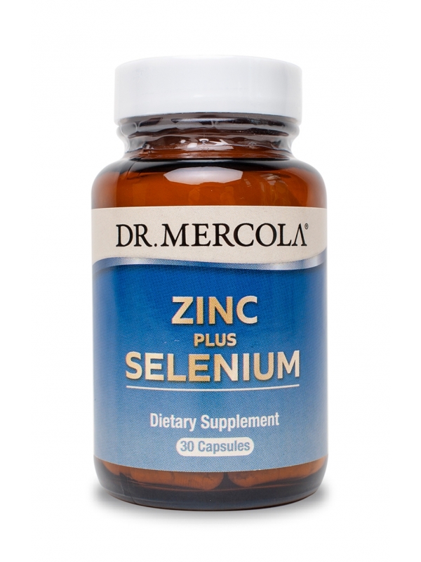 Cynk z selenem - Zinc plus Selenium (dr Mercola) (30 kapsuÅek) - suplementy diety